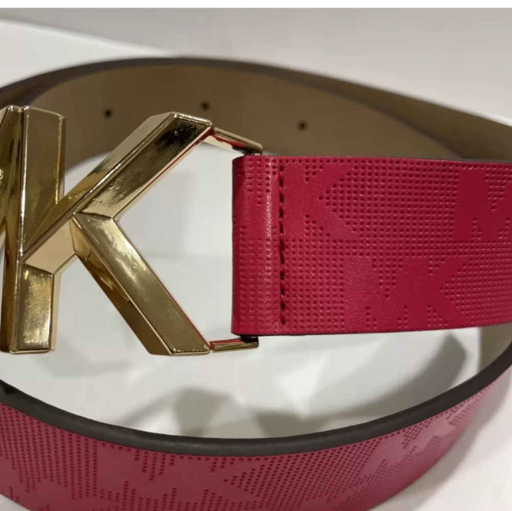 Michael kors ladies golden hardware logo belt - Picture 5 of 7